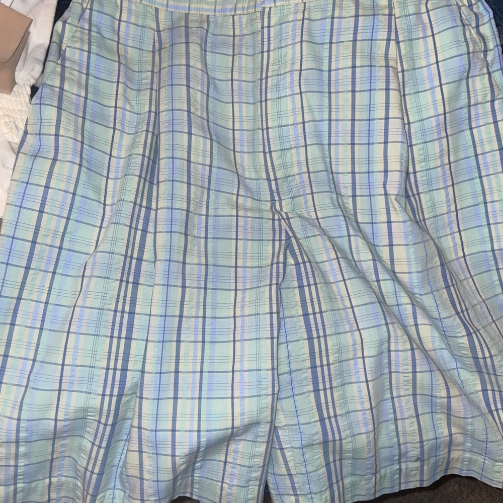 Alfred Dunner Light Plaid Shorts
